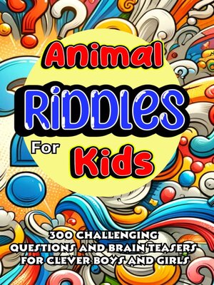 cover image of Animal Riddles for Kids